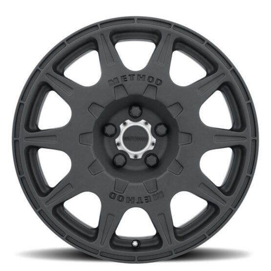 MR502 RALLY 17x8 +38mm Offset 5x4.5 67.1mm CB Matte Black Wheel