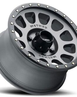 MR305 NV 17x8.5 / 0mm Offset / 6x135 BP / 94mm CB / Ti. - Matte Black Lip Wheel