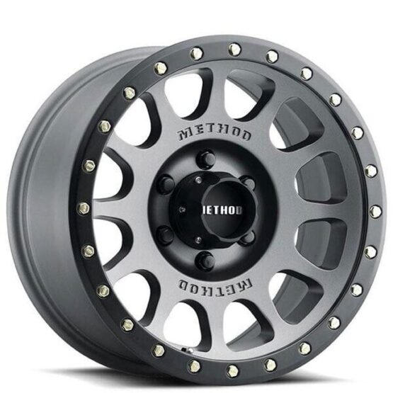 MR305 NV 17x8.5 / 0mm Offset / 6x135 BP / 94mm CB / Ti. - Matte Black Lip Wheel - Image 2