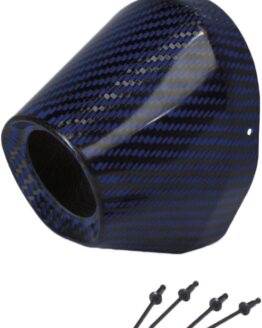 Pro Circuit Carbon End Cap Blue 1.5in I.D. Muffler Exhaust