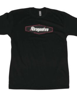 DragonFire Racing T-Shirt Dfr Vintage Hex Blk Lg