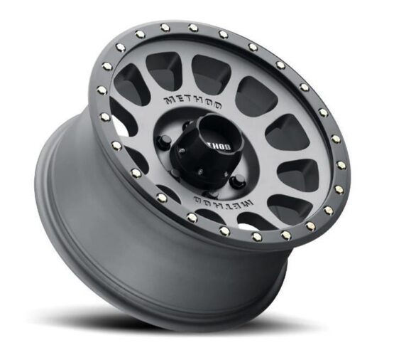 MR305 NV 20x9 / +18mm Offset / 8x6.5 BP / 130.81mm CB / Ti. - MT Black Lip Wheel - Image 2