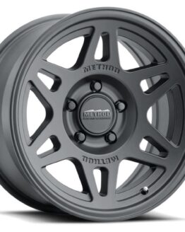 MR706 Bead Grip 17x8.5 0mm Offset 5x5 5mm Matte Black Wheel