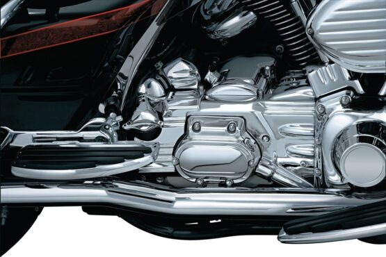 Rear Cylinder Base Cover For 02-06 Touring Models Chrome - Image 2