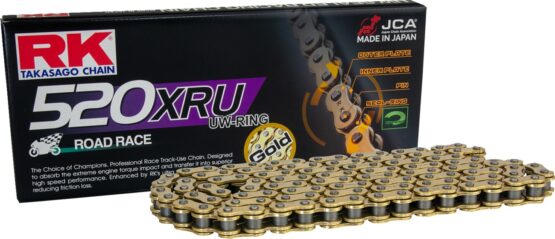 RK Chain GB520XRU-120 520 XRU Gold 120 Link UW-Ring Racing Chain - Image 2