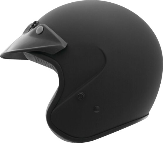 THH Helmets T-381 Open Face Helmet Flat Black XL