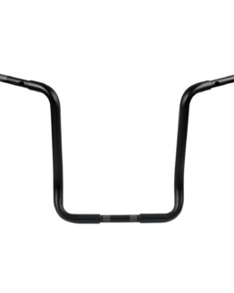 Drag Specialties 1-1/4 in Buffalo Bar Handlebar Flat Black 17 in Rise