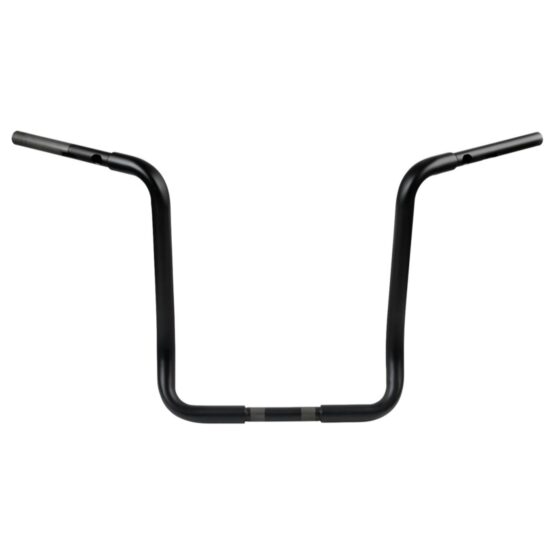 Drag Specialties 1-1/4 in Buffalo Bar Handlebar Flat Black 17 in Rise