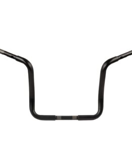 Drag Specialties 1-1/4 in Buffalo Ape Hanger Handlebar Flat Black 13in Rise