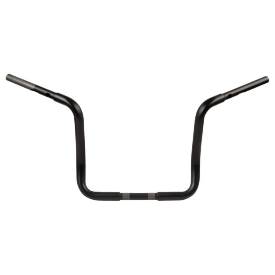 Drag Specialties 1-1/4 in Buffalo Ape Hanger Handlebar Flat Black 13in Rise