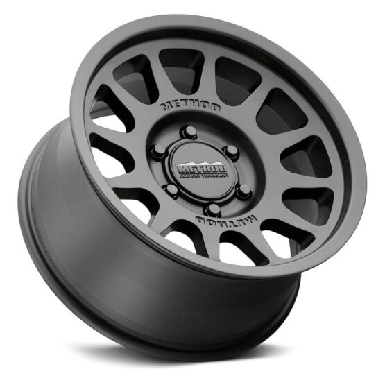 MR703 17x9 / -12mm Offset / 71.5mm Bore / 5x5 BP / 4.8in BS - Matte Black Wheel - Image 2