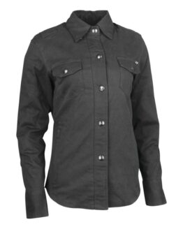 Speed Society Armored Moto Shirt Black Womens XS - Speed and Strength