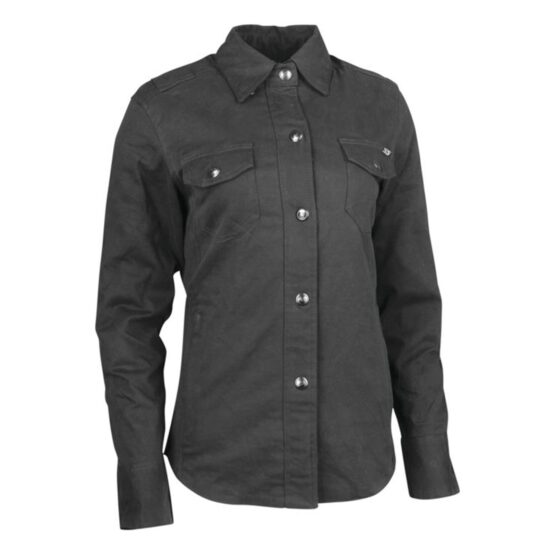 Speed Society Armored Moto Shirt Black Womens XS - Speed and Strength