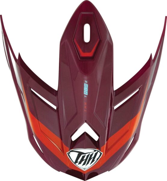 THH Helmets T710X Airtech Visor Burgundy Blue Youth