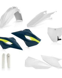 Full Plastic Kit - White/Dark Blue/Yellow Original 2016