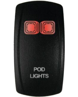 DragonFire Lighted On/Off Switch Red Dual LED 12V 20A