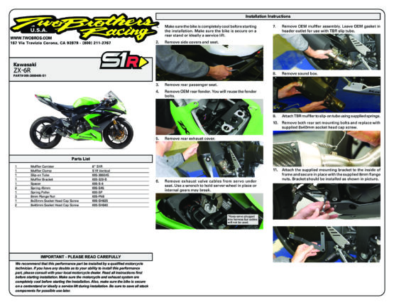 S1R Carbon Fiber Slip On Exhaust - Image 2