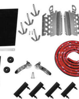 Biker's Choice Complete Saddlebag Latch Kit Black Fits 14-Up Touring