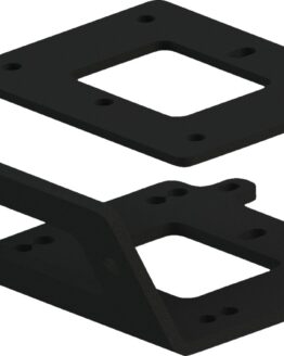 KFI Winch Mount Black Fits 18-24 Yamaha Kodiak 450 4x4