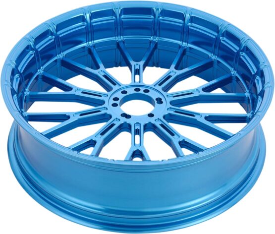 Arlen Ness Y-Spoke Rear Rim 18x5.5 Blue Semi-Gloss - Image 2
