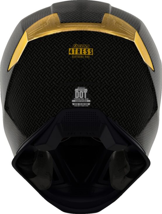 ICON Airframe Pro Carbon 4Tress Helmet Yellow/Black M - Image 2
