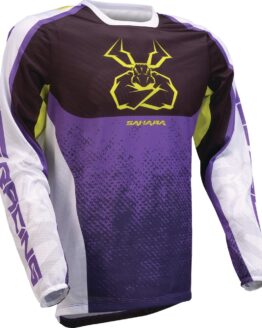 Moose Sahara Jersey Hi-Vis Black Purple White Men's 3XL