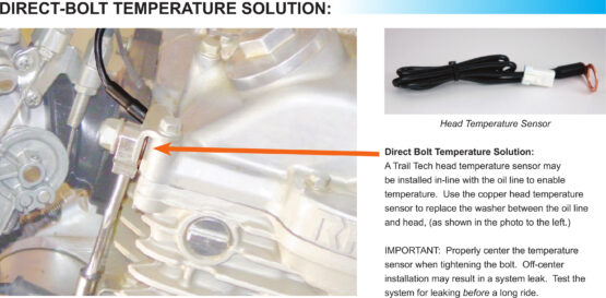 10mm Air Cooled Cylinder Head (CHT) Temperature Sensor For TT Gauges - Image 2