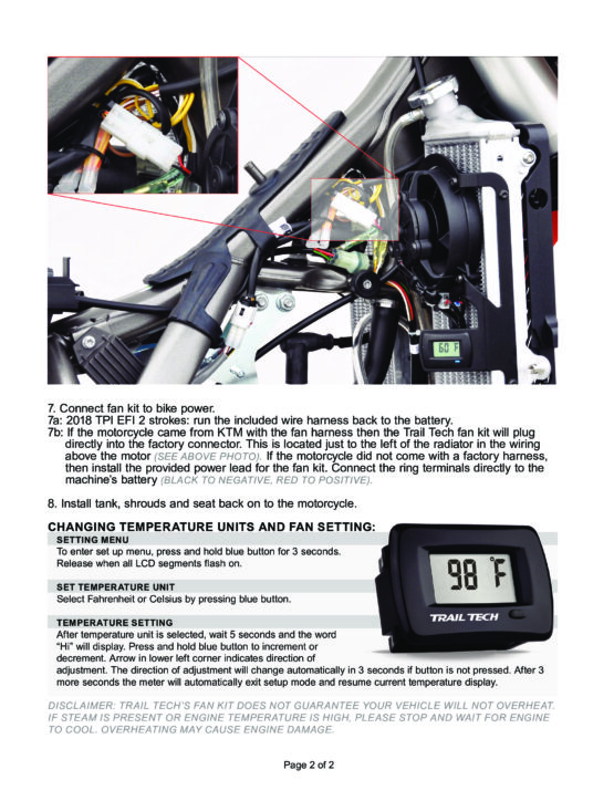 TTO Temperature Switching Radiator Fan Kit - Image 5