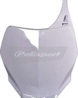 Front Number Plate - White