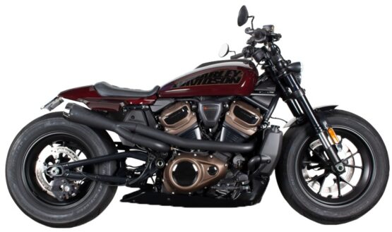 Two Brothers Comp-S 2-1 Exhaust Black Carbon Cap For 2021 Sportster S