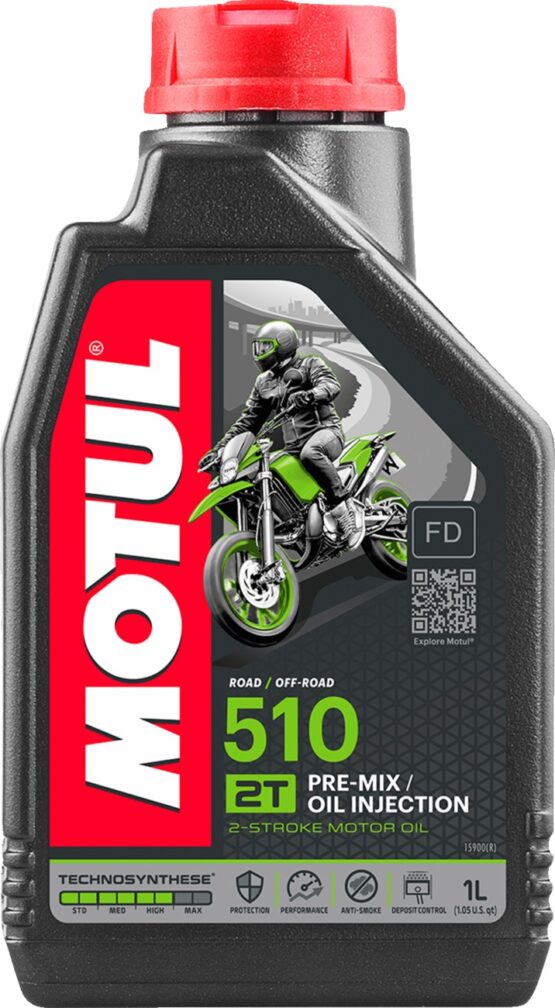 Motul 510 2T Synthetic Blend 2-Stroke Oil 1L