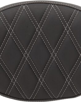 Drag Specialties Sissy Bar Backrest Pad Black Double Diamond