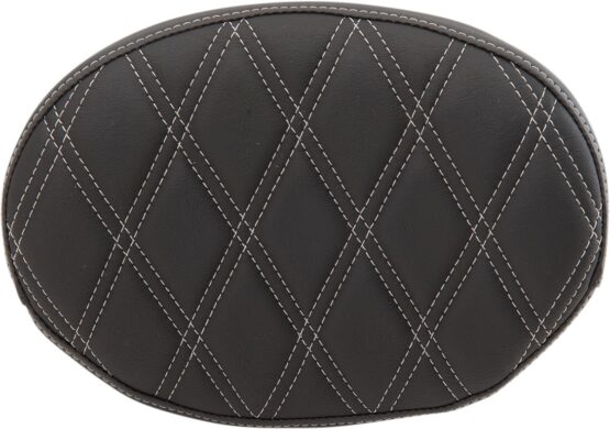 Drag Specialties Sissy Bar Backrest Pad Black Double Diamond
