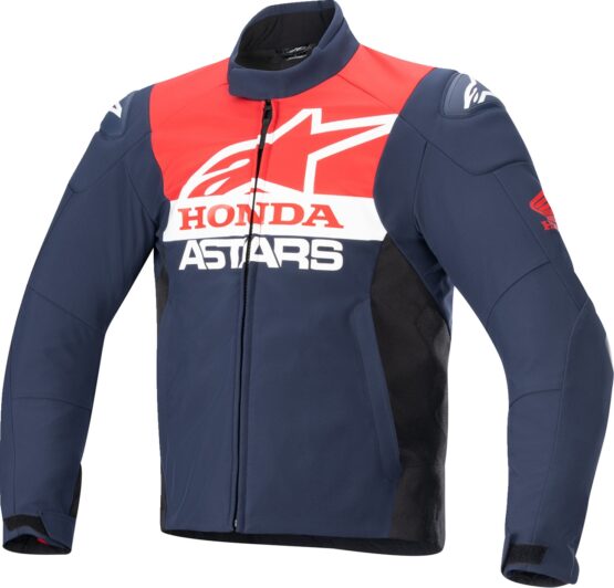 Alpinestars Honda SMX Waterproof Jacket Men's Large Blue/White/Red/Black