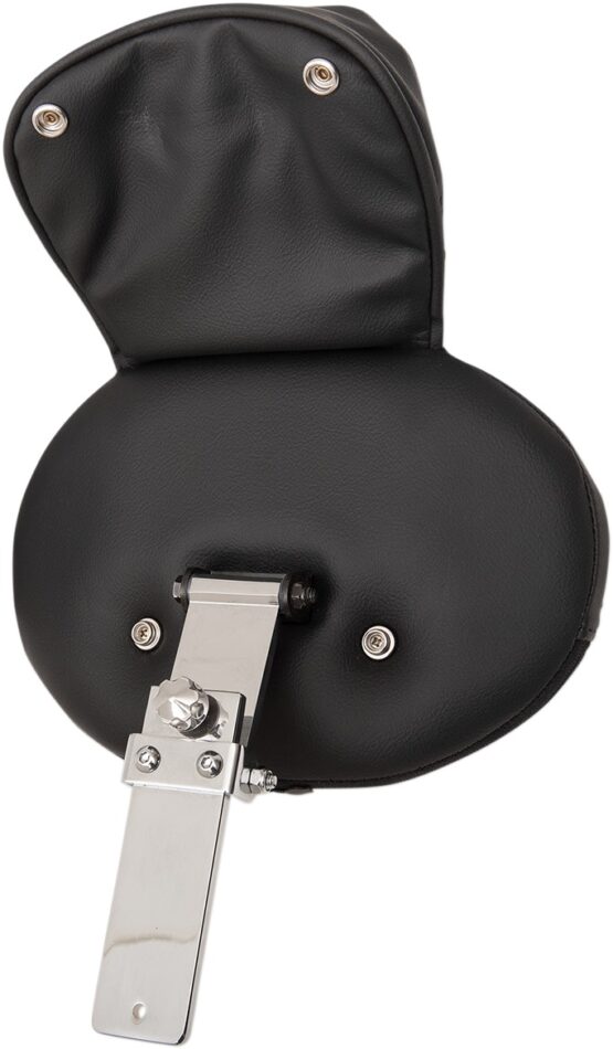 Drag Specialties EZ Glide II Large Backrest Black/Smooth - Image 2