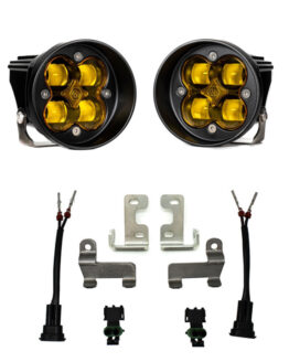 Baja Designs Squadron Amber Fog Light Pocket Kit Fits 2016+ Toyota RAV4