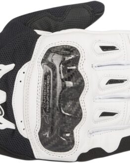 SMX-2 V2 Air Carbon Motorcycle Gloves Black/White Small