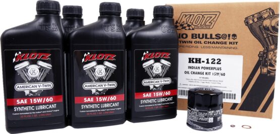 Klotz Oil Change Kit 15W-60 for Indian Powerplus V-Twin - Image 2