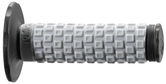Pillow Top Motorcycle Grips Black/Grey/Black