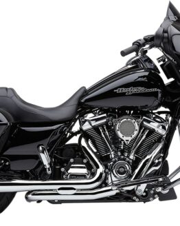 Cobra 3" Slip-On Muffler with Race Pro Tips Chrome Fits FLH/FLT 2017-2022