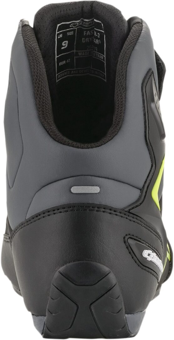 Drystar Street Riding Shoes Black/Gray/Yellow US 13 - Image 2