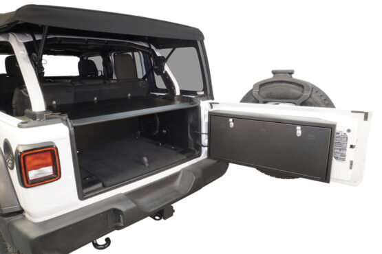 Tuffy Deluxe Cargo Enclosure for Jeep Wrangler JL 4-Door w/ Subwoofer