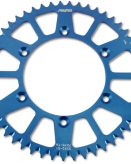 Works Triplestar Aluminum Rear Sprocket 51T Blue