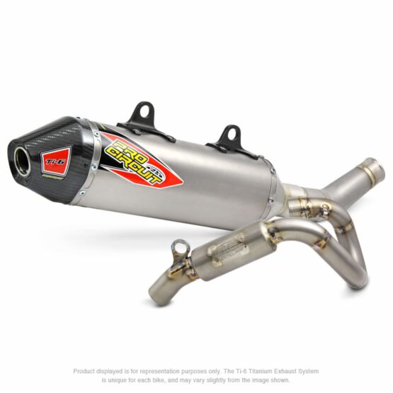Ti-6 Titanium Full Exhaust System w/ Carbon End Cap