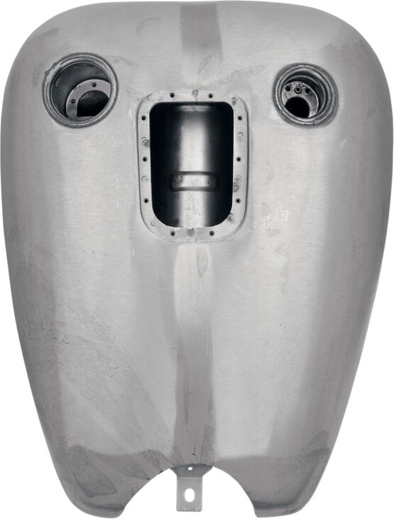 Drag Specialties One-Piece Extended Gas Tank Raw Harley Softail 06-17