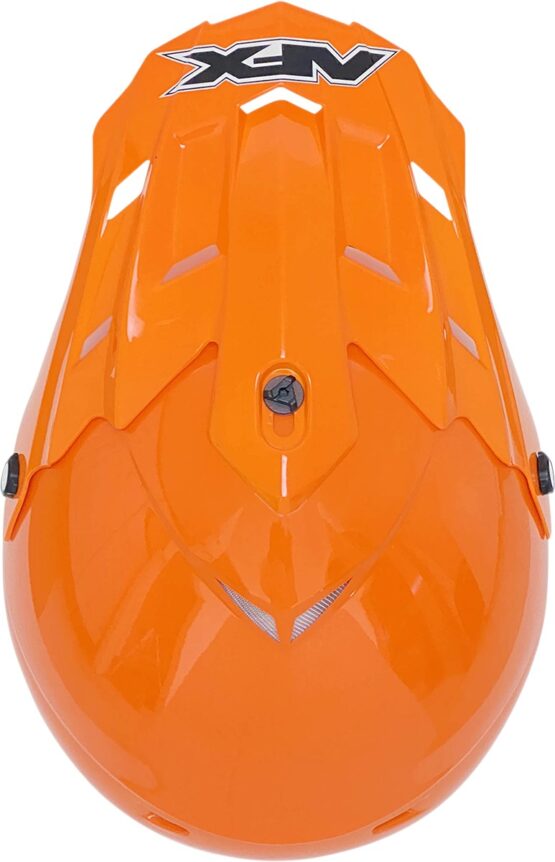 FX-17 Full Face Offroad Helmet Gloss Orange 2X-Large - Image 2