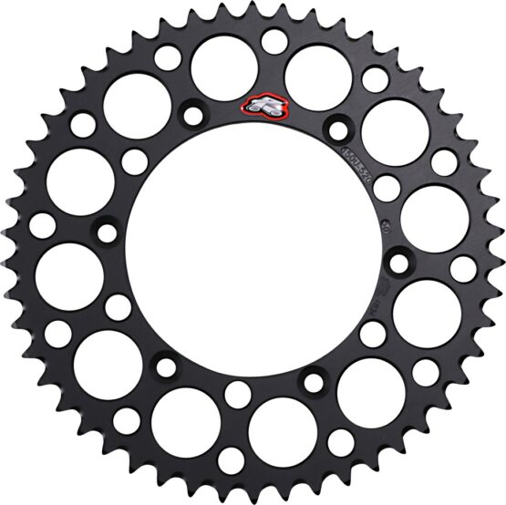 Renthal Ultralight Rear Sprocket Black Grooved 50T Fits 99-24 Yamaha YZ/WR
