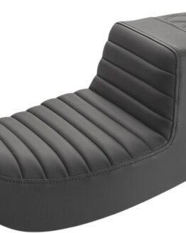 Saddlemen Step-Up Seat Black Tuck-n-Roll/Lattice For Harley FLHT/FLTR