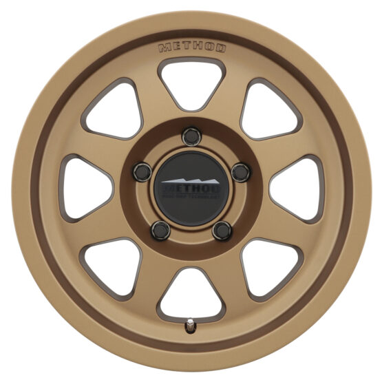 MR701 17x8.5 0mm Offset 5x150 110.5mm CB Method Bronze Wheel