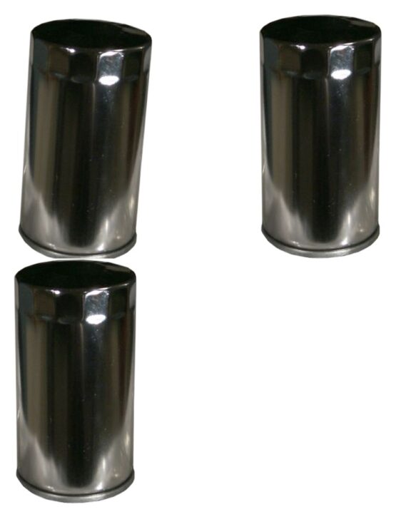 HF173C Oil Filter - Chrome - 3 Pack